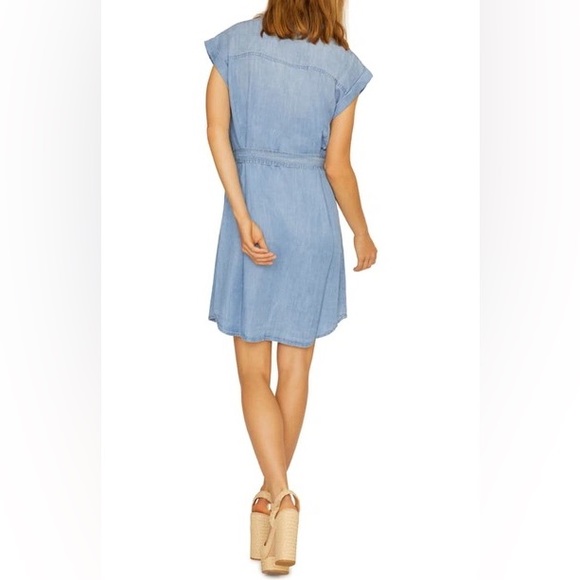Sanctuary Dusty Sleeveless Shirt Dress in Sierra Wash - Picture 3 of 14
